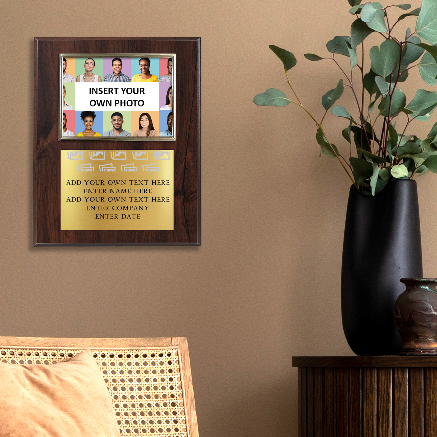 10.5" x 13" Photo Insert Plaque