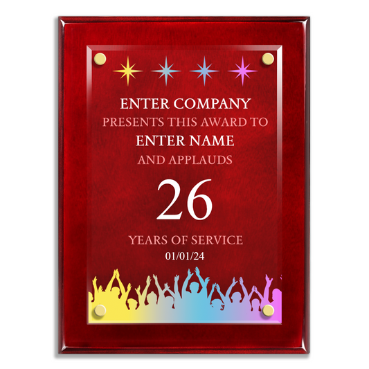 9 x 12 Years Service Award 7