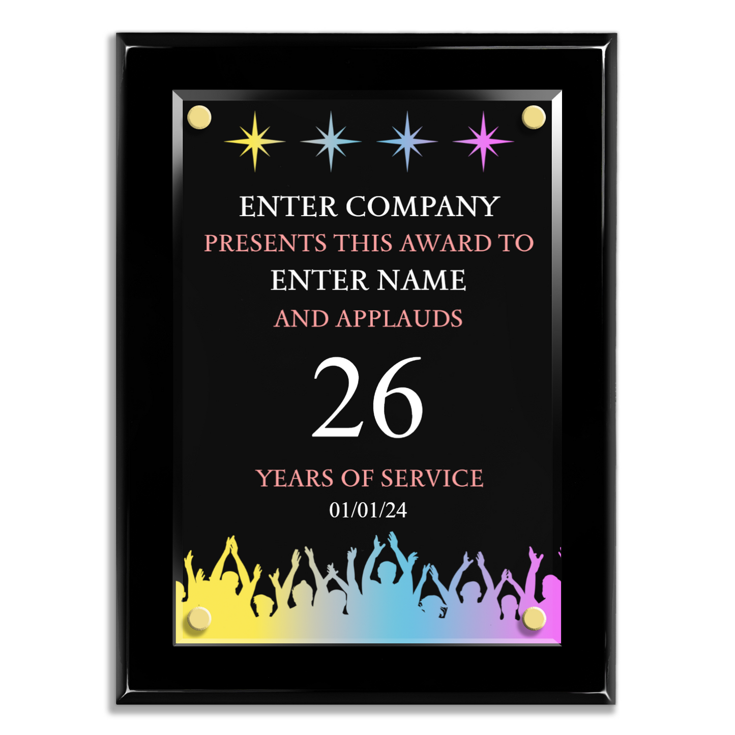 9 x 12 Years Service Award 7