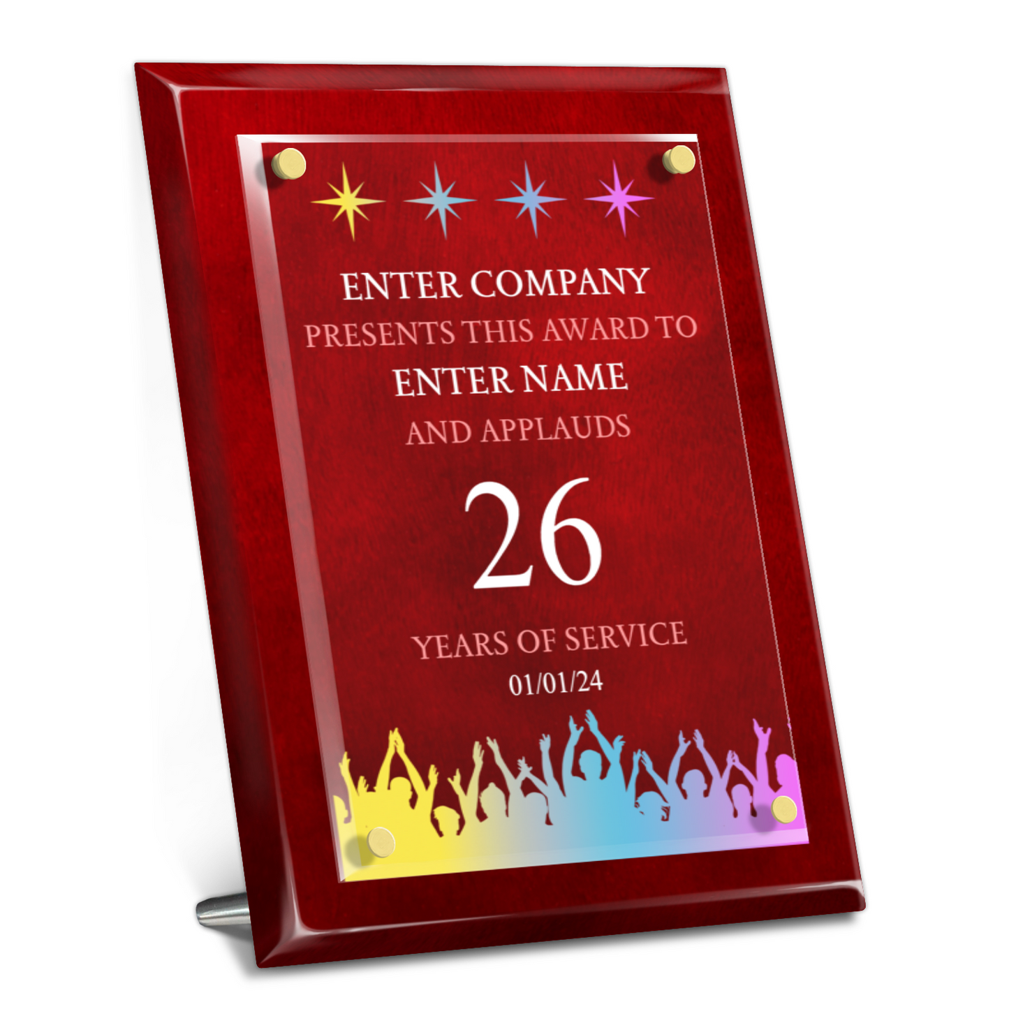 9 x 12 Years Service Award 7
