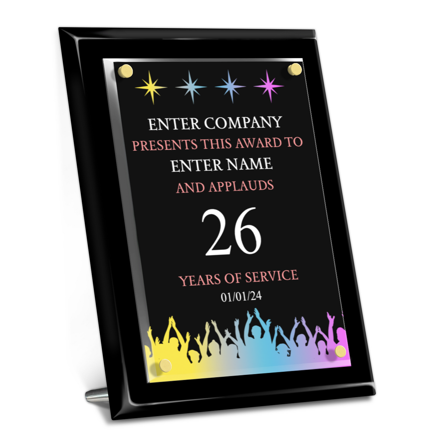 9 x 12 Years Service Award 7