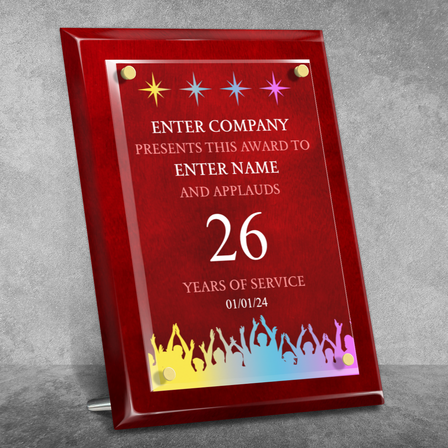 9 x 12 Years Service Award 7