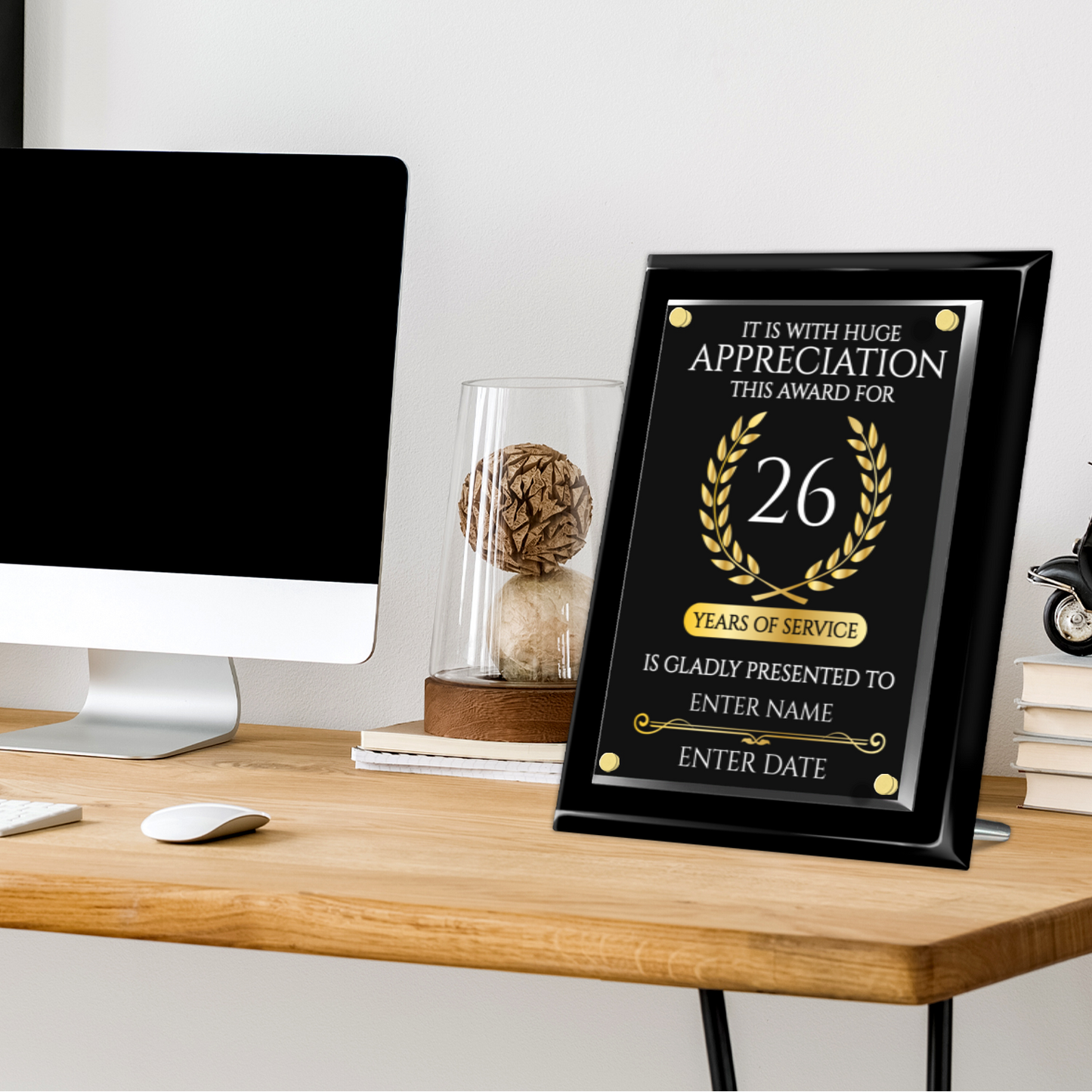 9" x 12" Years Of Service Award 1