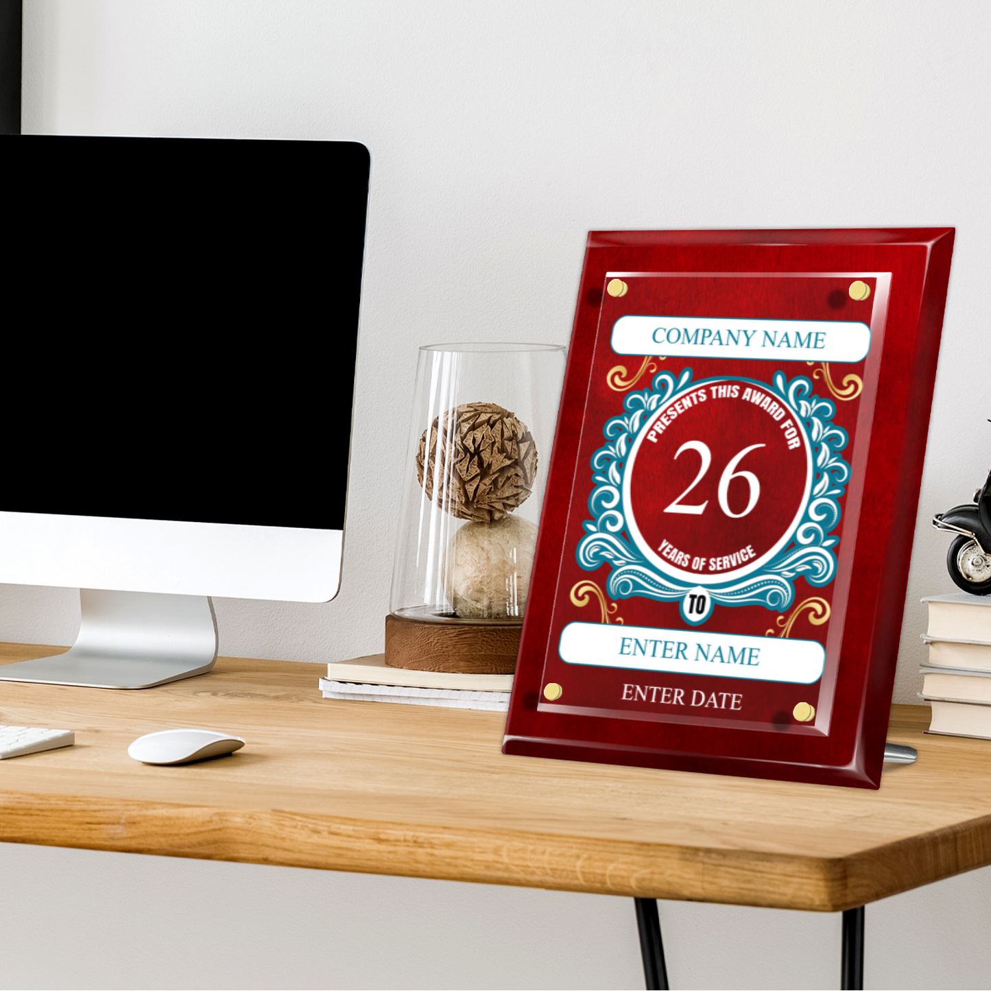 9" x 12" Years Of Service Award 3