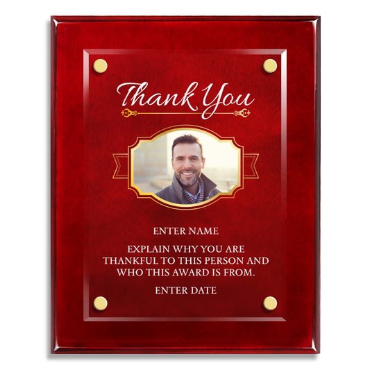 8" x 10" Thank You Award 2