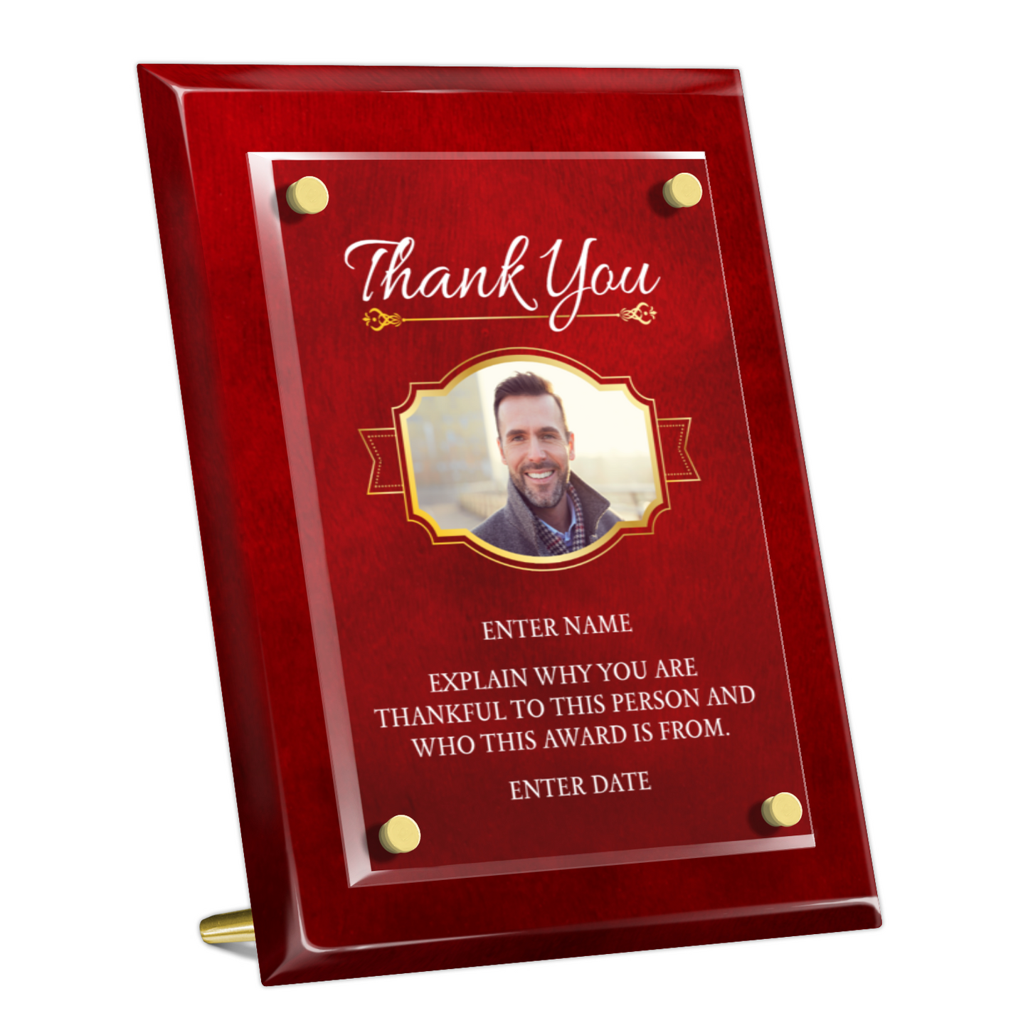 8" x 10" Thank You Award 2