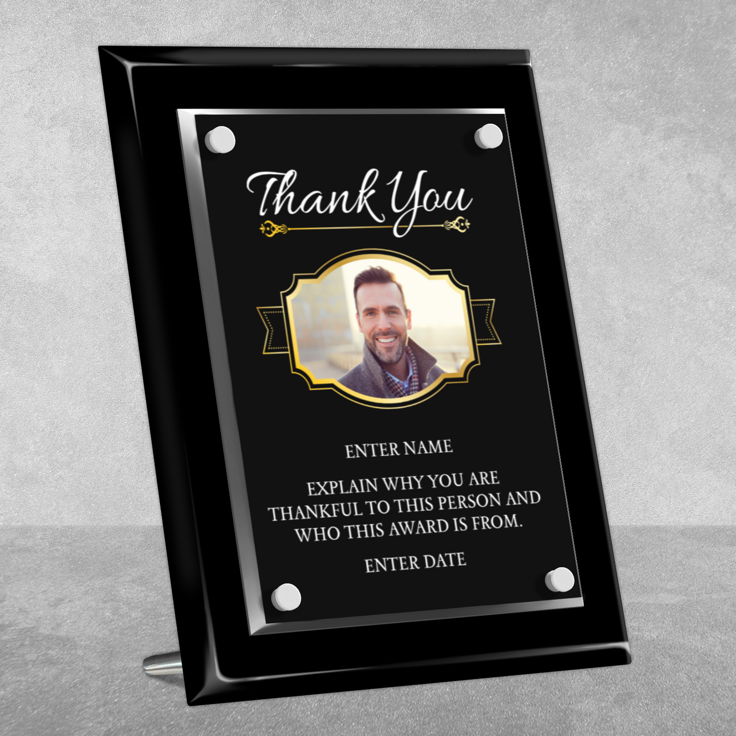 8" x 10" Thank You Award 2