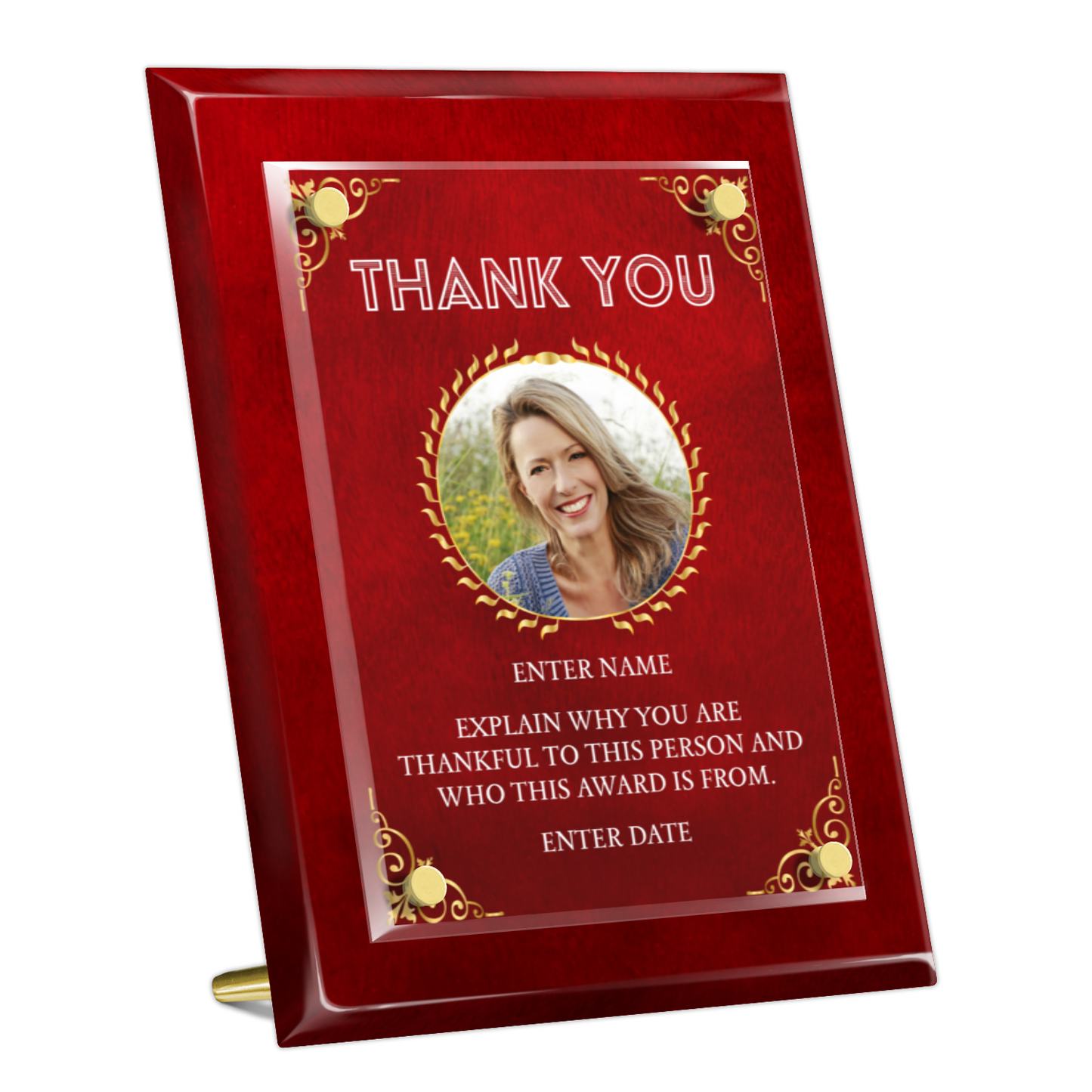 8" x 10" Thank You Award 4