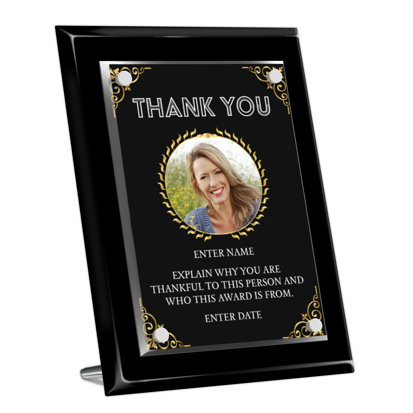 8" x 10" Thank You Award 4