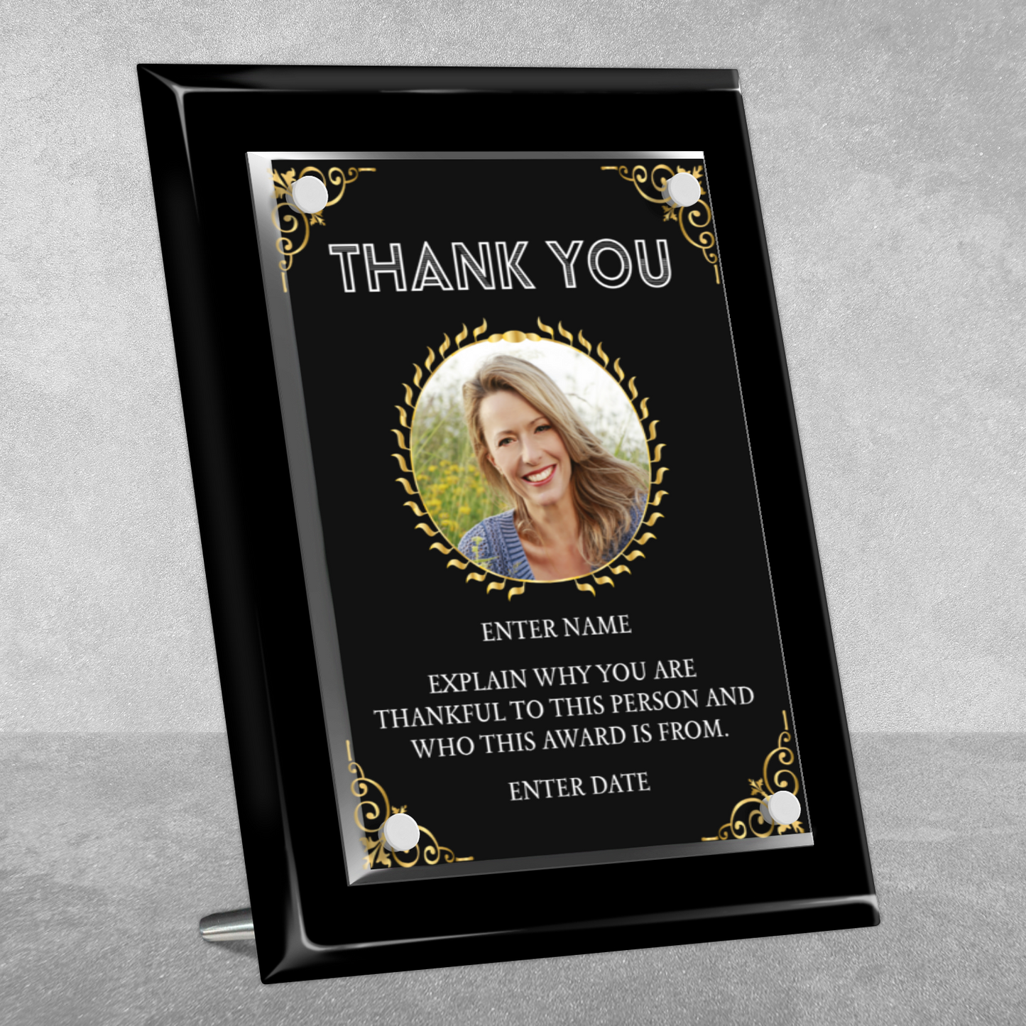 8" x 10" Thank You Award 4