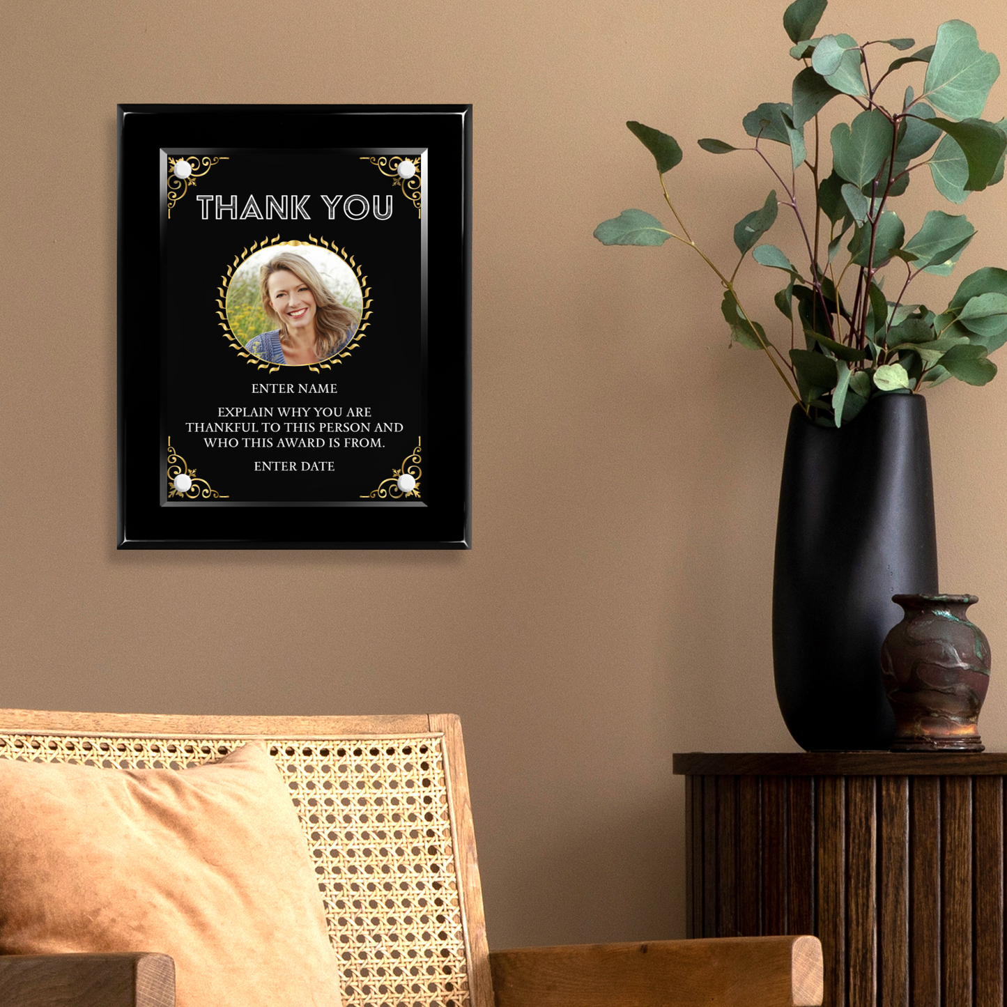 8" x 10" Thank You Award 4