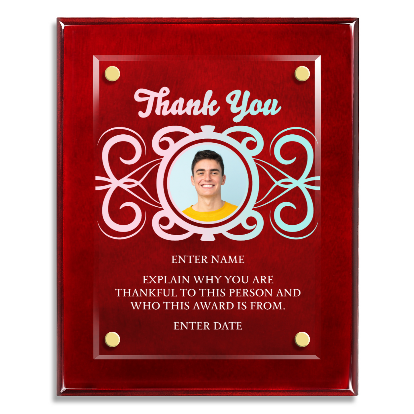 8" x 10" Thank You Award 5