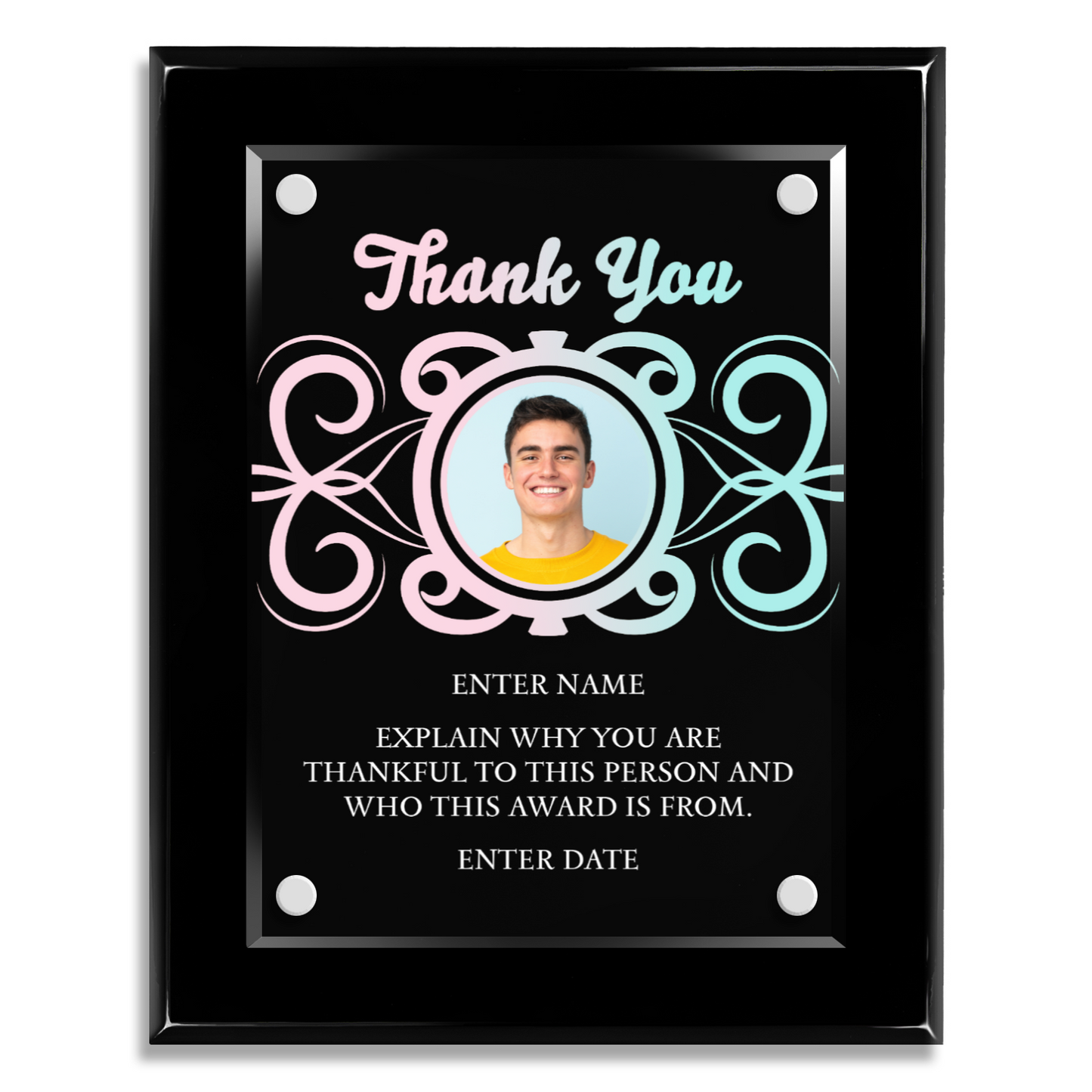 8" x 10" Thank You Award 5