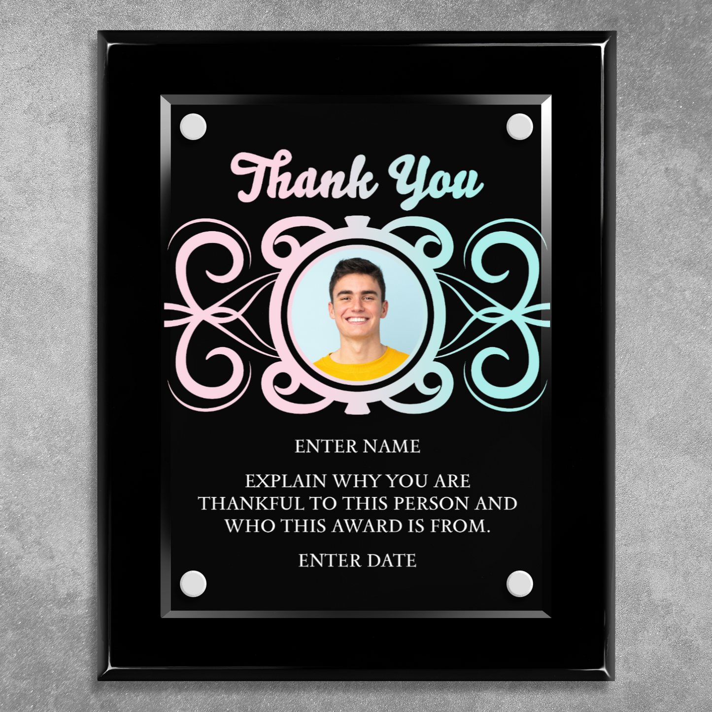 8" x 10" Thank You Award 5