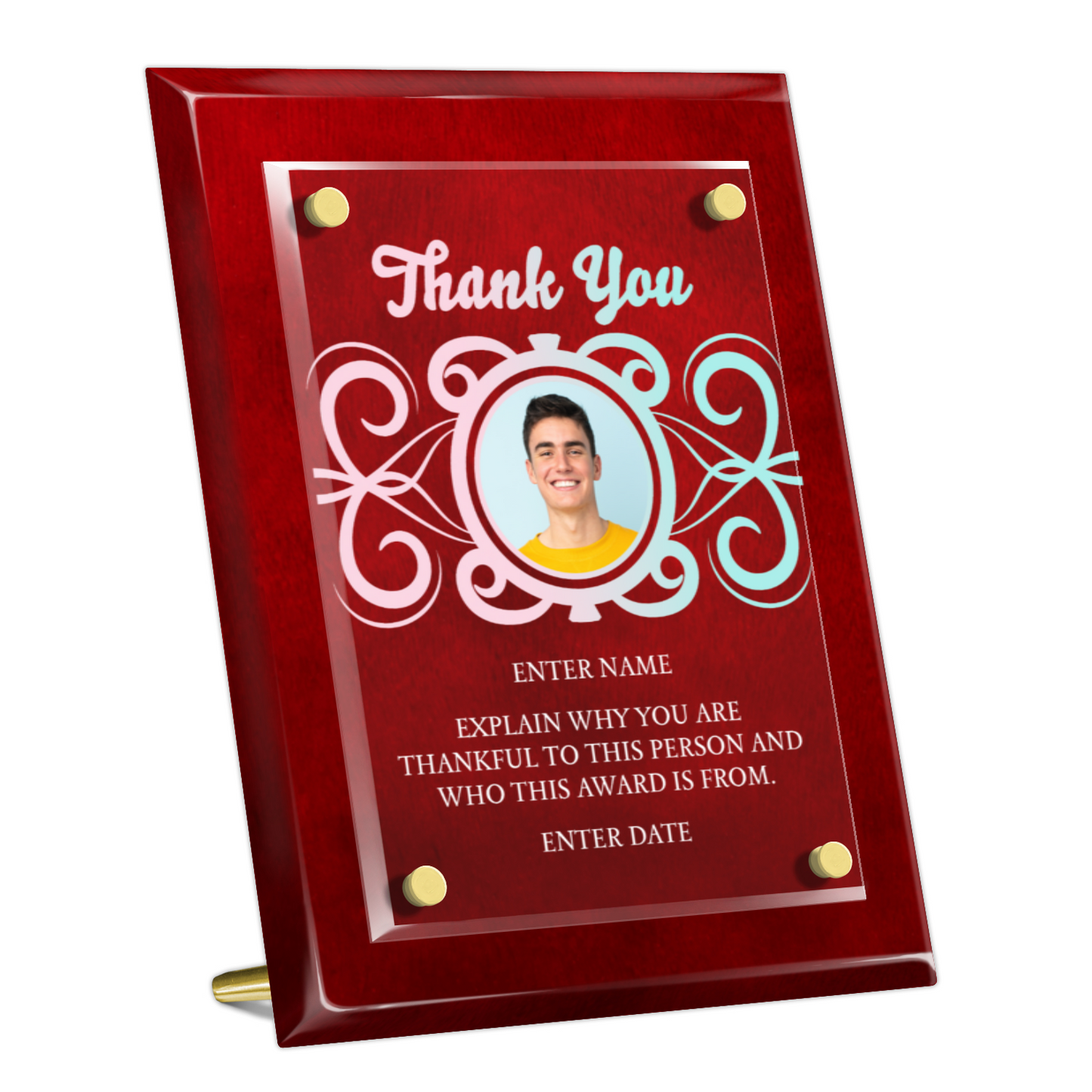 8" x 10" Thank You Award 5