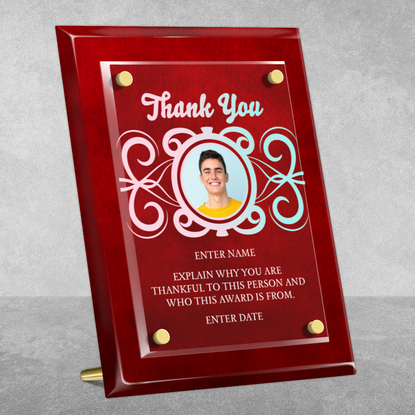 8" x 10" Thank You Award 5