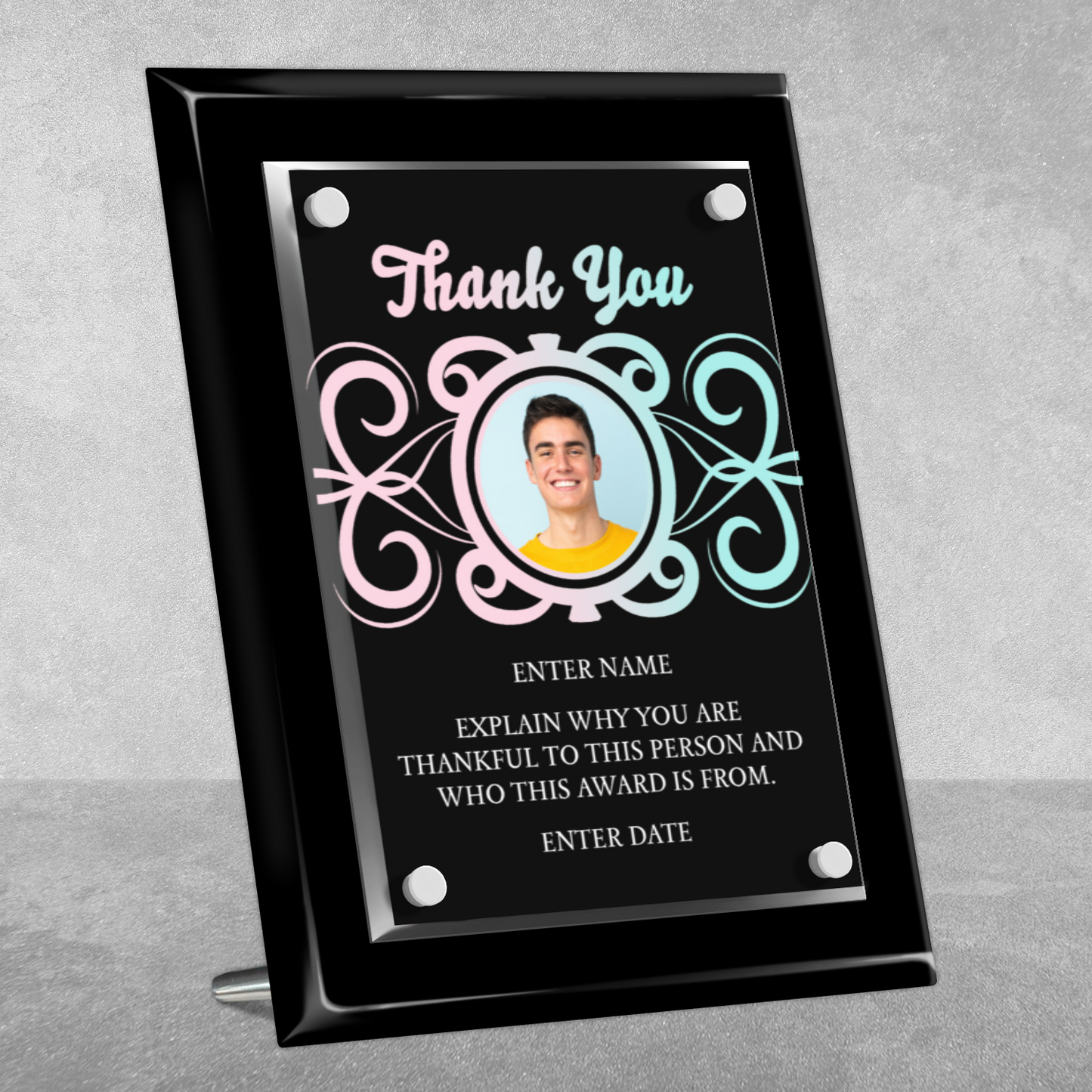 8" x 10" Thank You Award 5