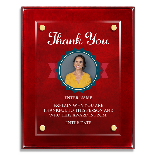 8" x 10" Thank You Award 3