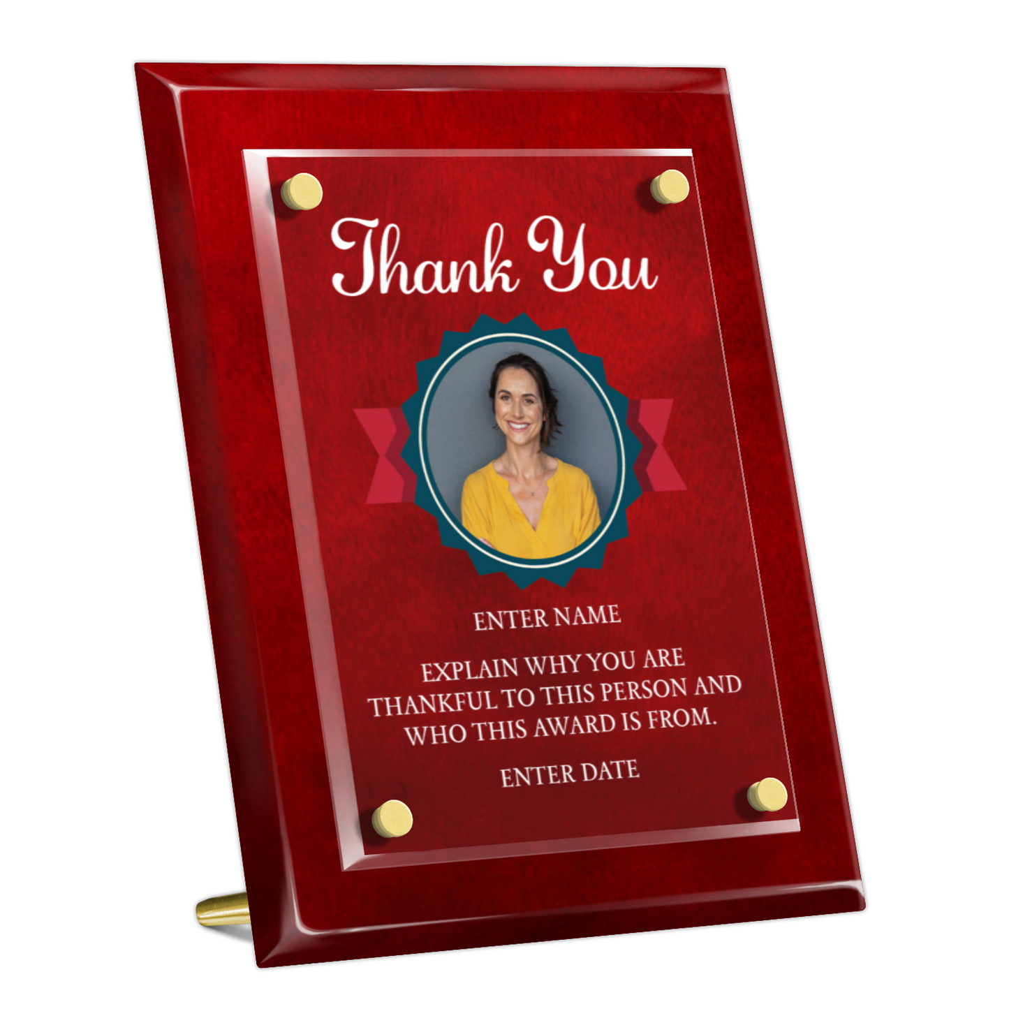8" x 10" Thank You Award 3
