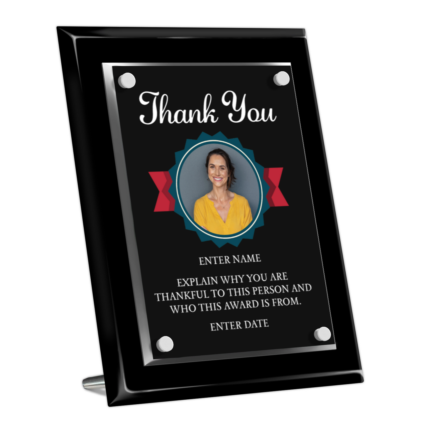 8" x 10" Thank You Award 3