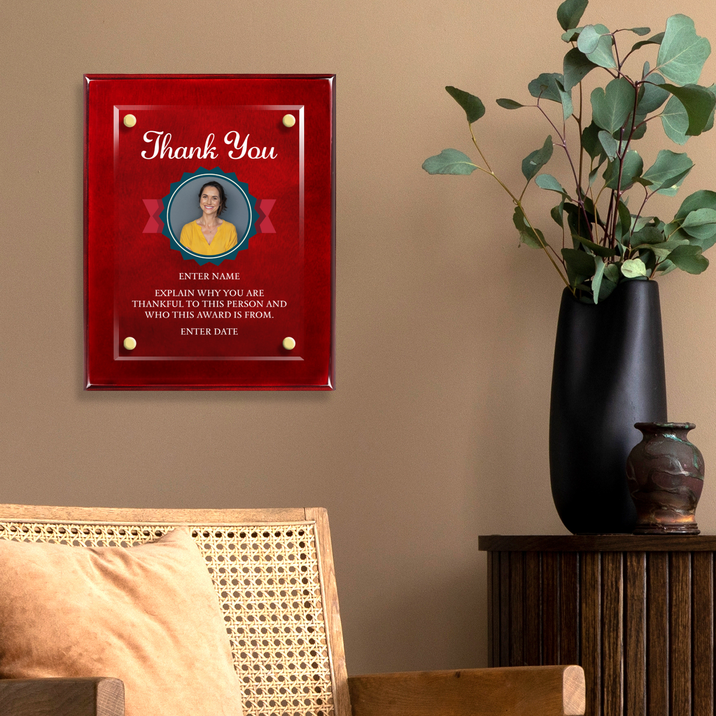 8" x 10" Thank You Award 3