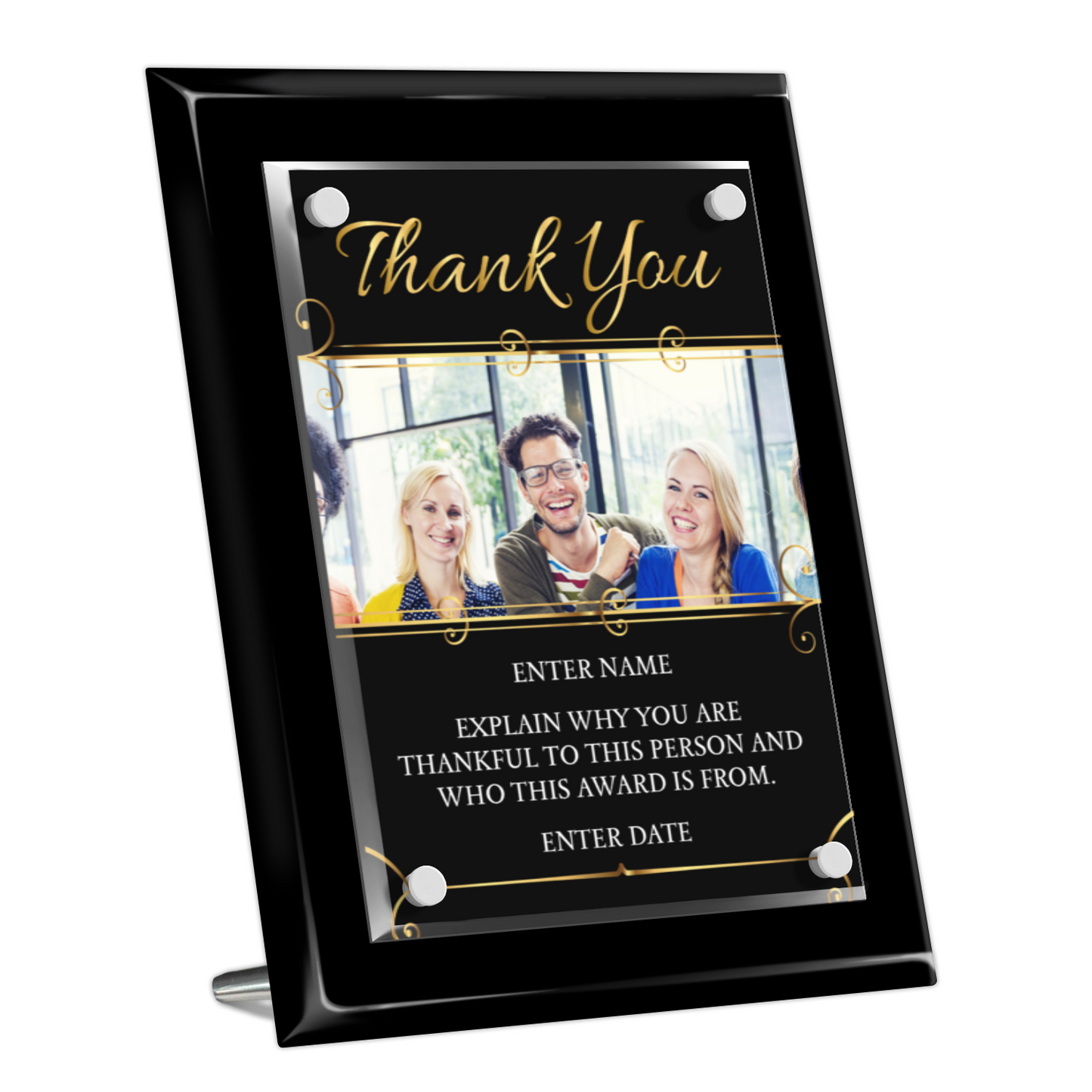 8" x 10" Thank You Award 6
