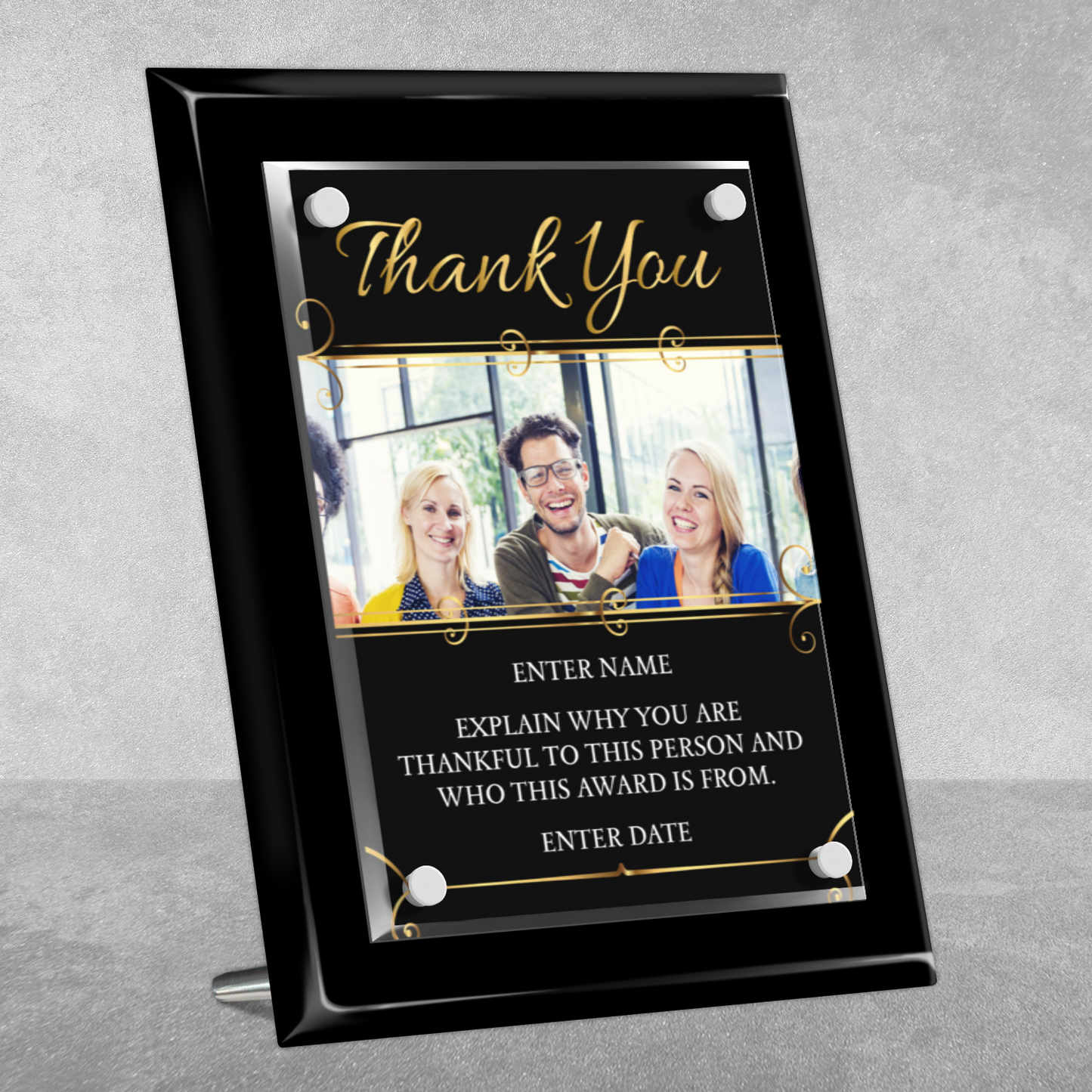8" x 10" Thank You Award 6