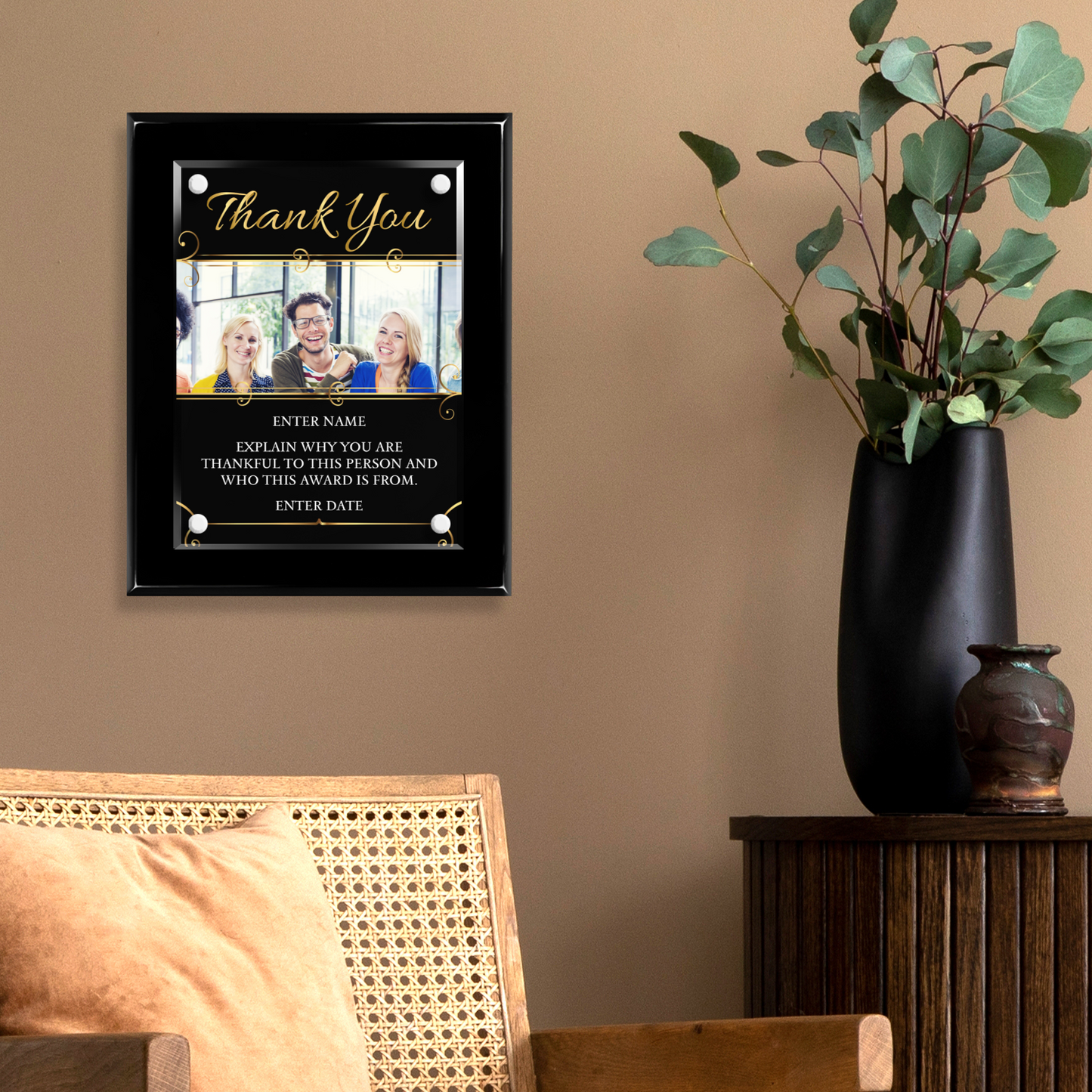 8" x 10" Thank You Award 6