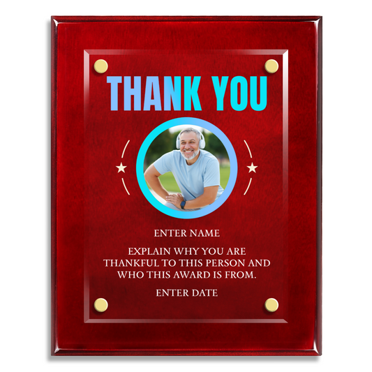 8" x 10" Thank You Award 7
