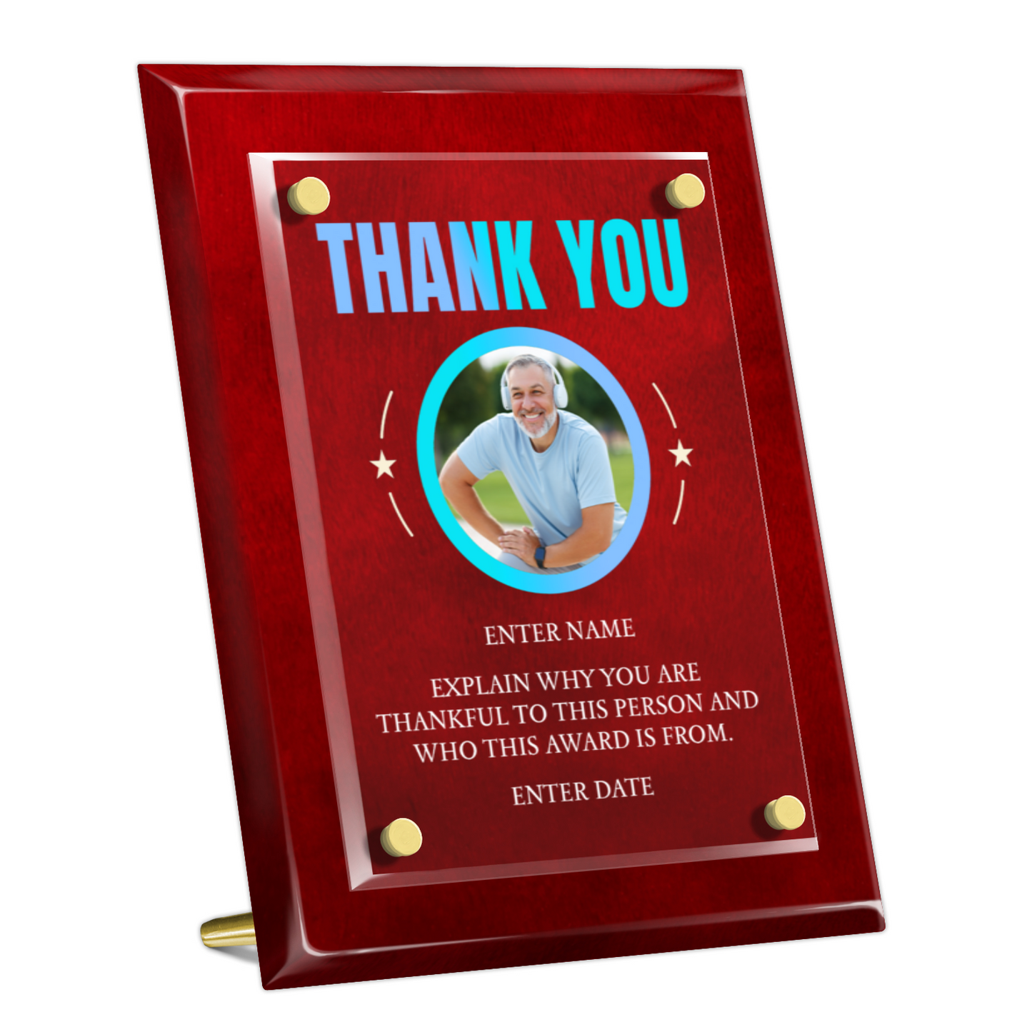 8" x 10" Thank You Award 7