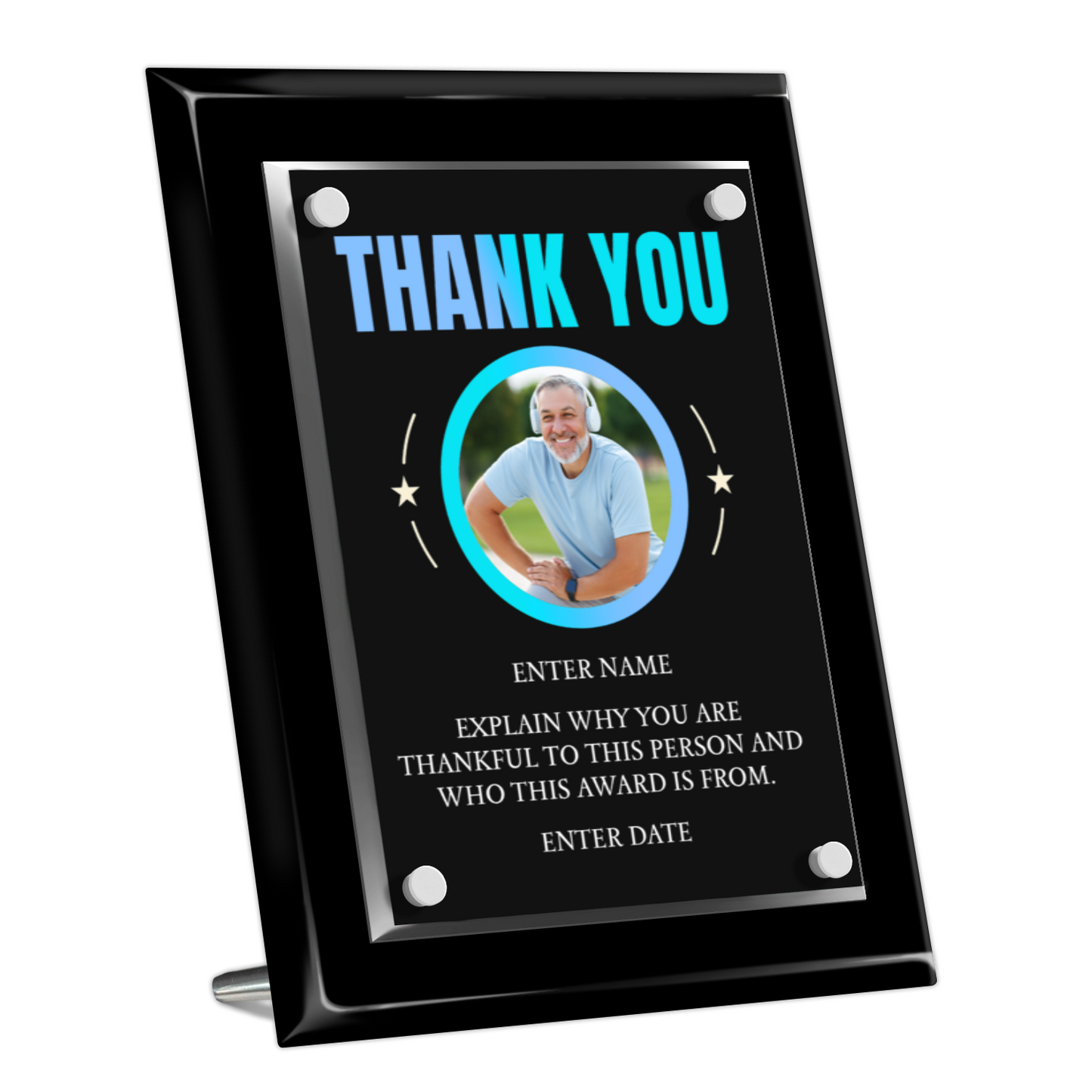 8" x 10" Thank You Award 7