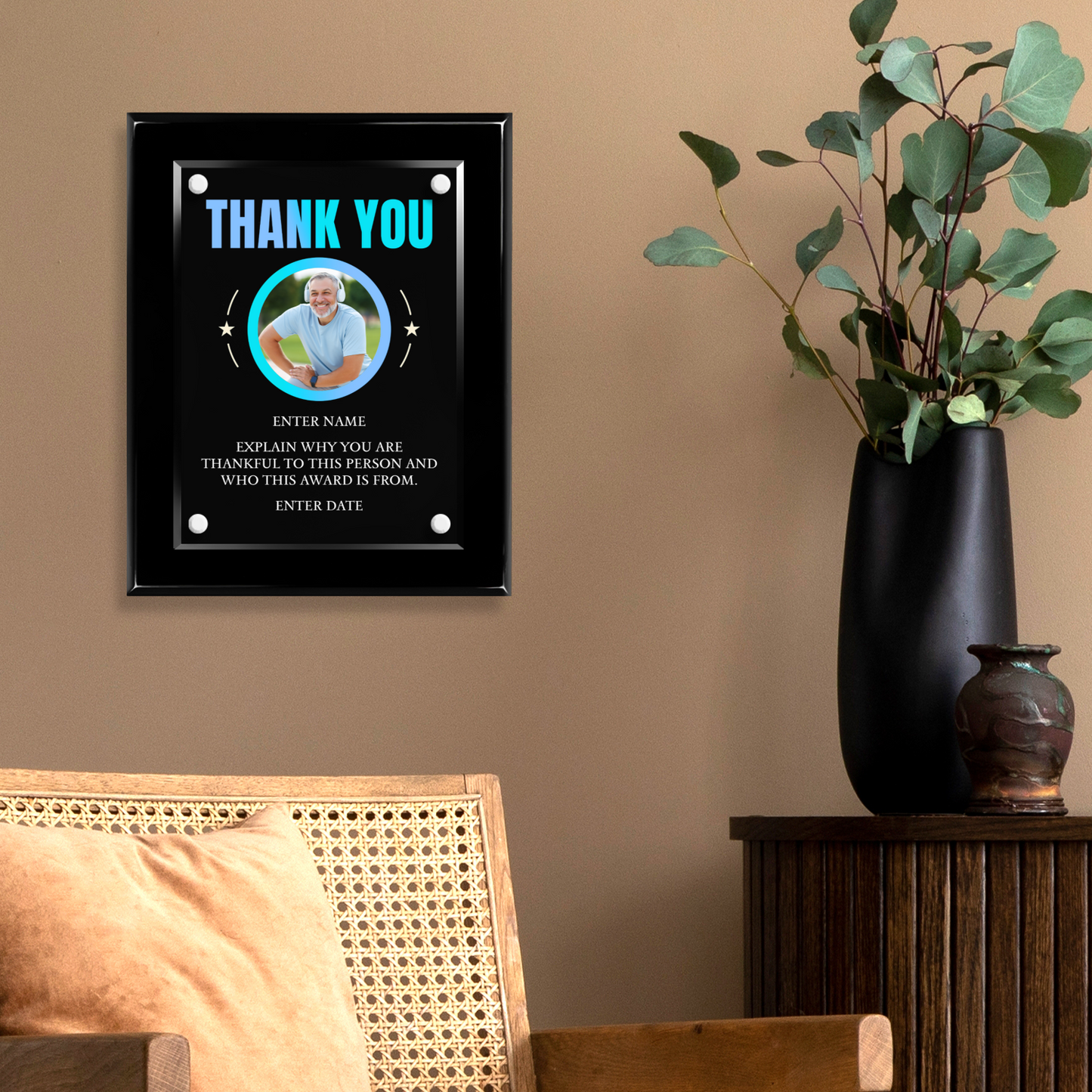 8" x 10" Thank You Award 7