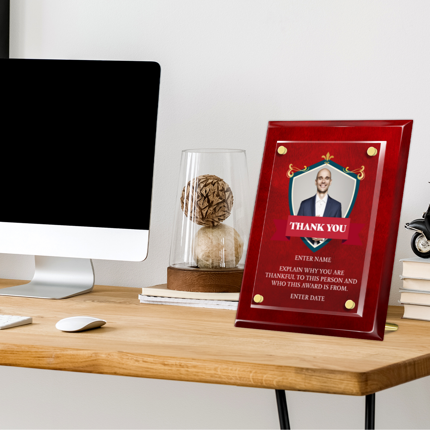 8" x 10" Thank You Award 8