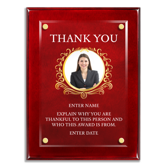 9" x 12" Thank You Award 1