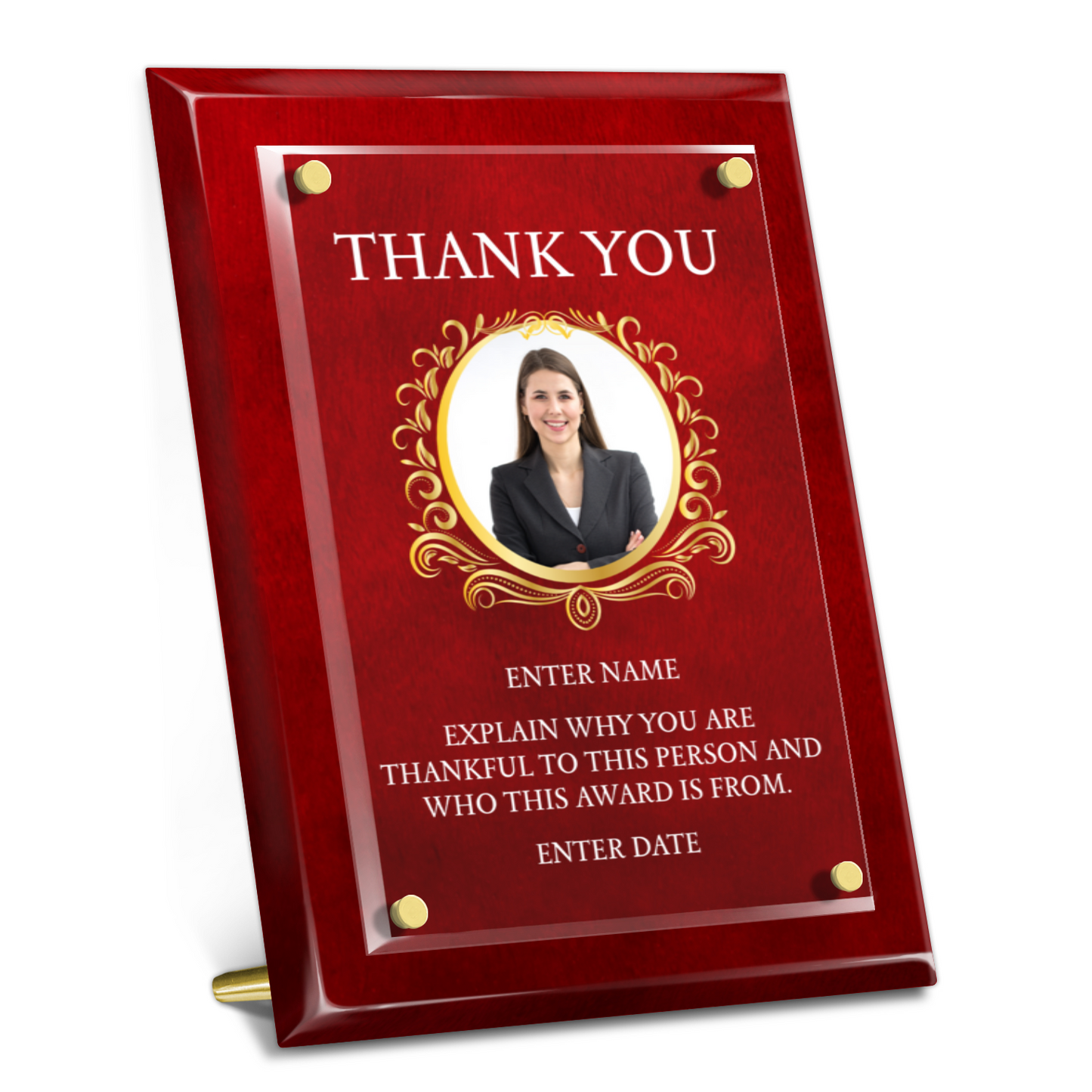 9" x 12" Thank You Award 1