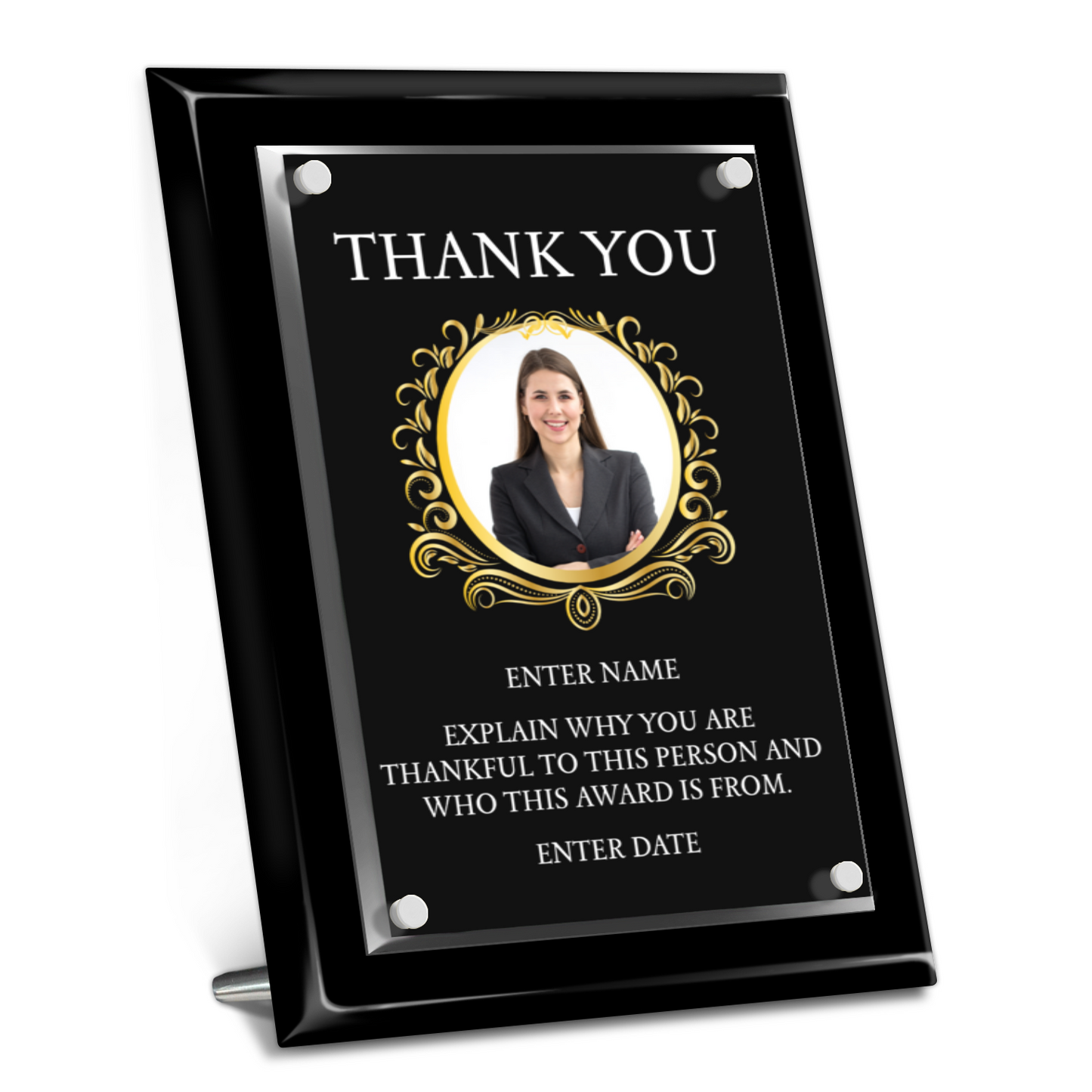 9" x 12" Thank You Award 1