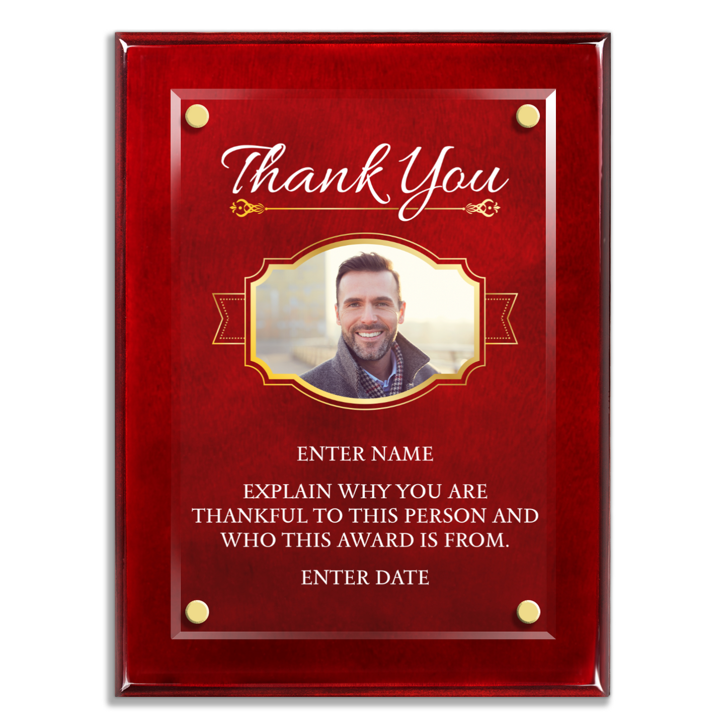 9" x 12" Thank You Award 2