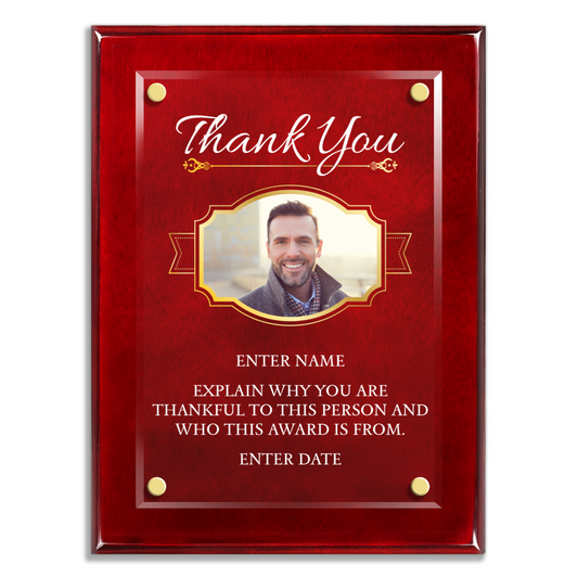 9" x 12" Thank You Award 2