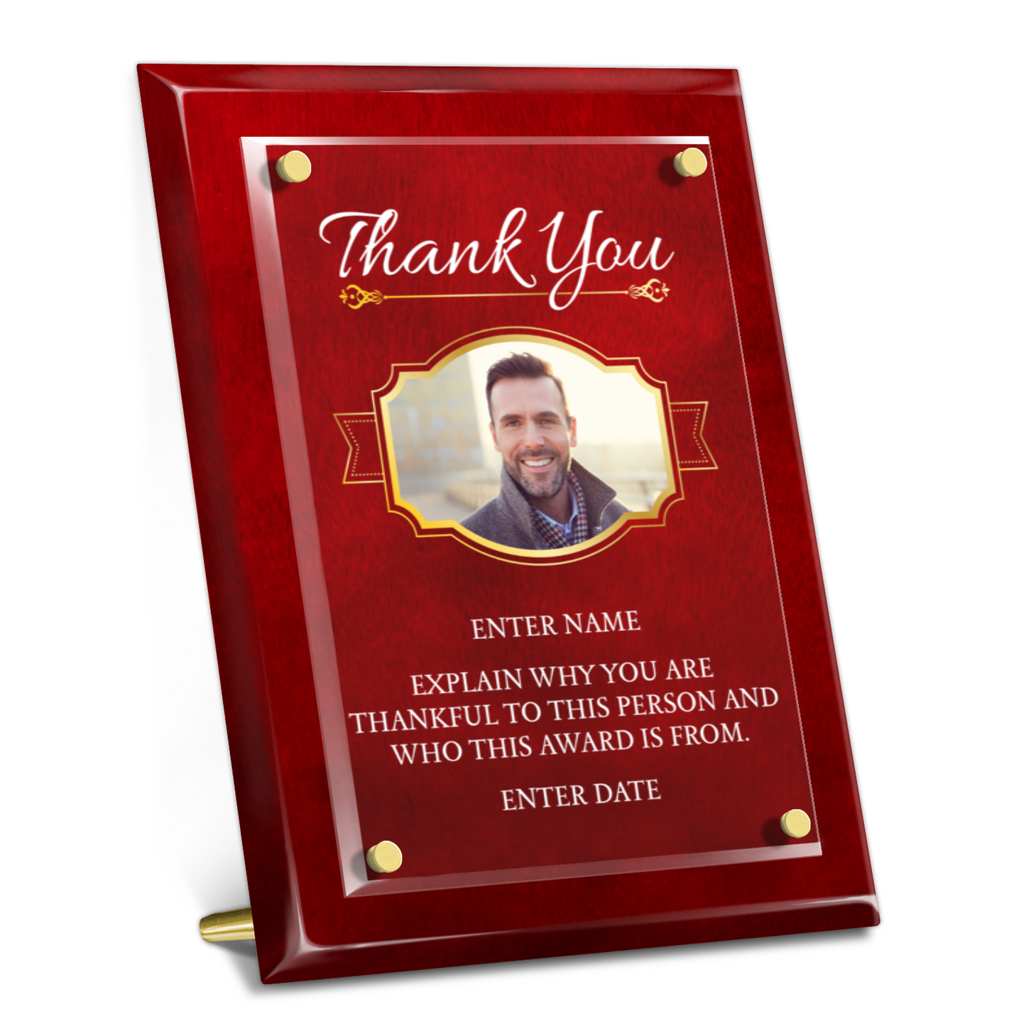 9" x 12" Thank You Award 2