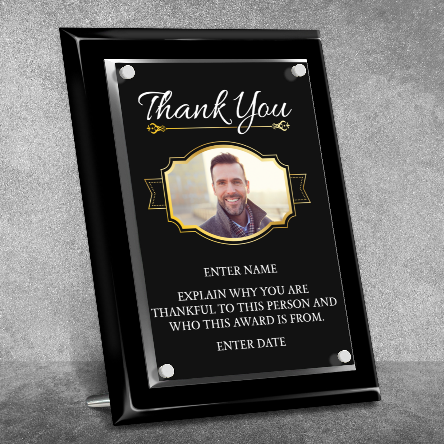 9" x 12" Thank You Award 2