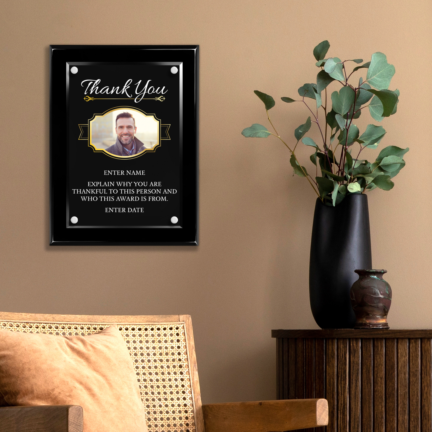 9" x 12" Thank You Award 2