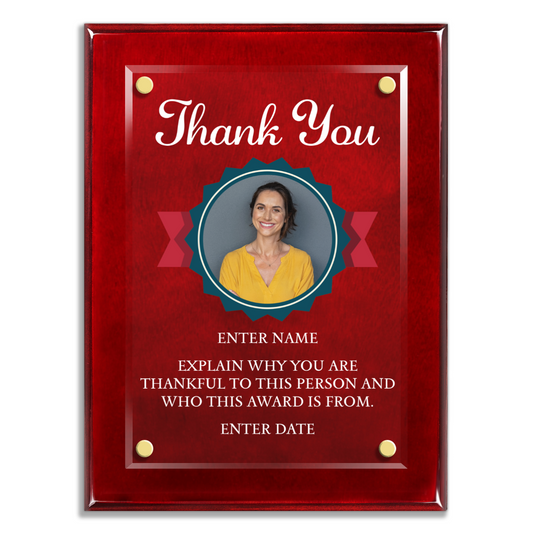 9" x 12" Thank You Award 3