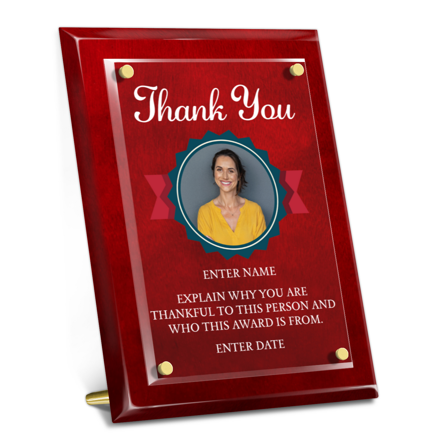 9" x 12" Thank You Award 3