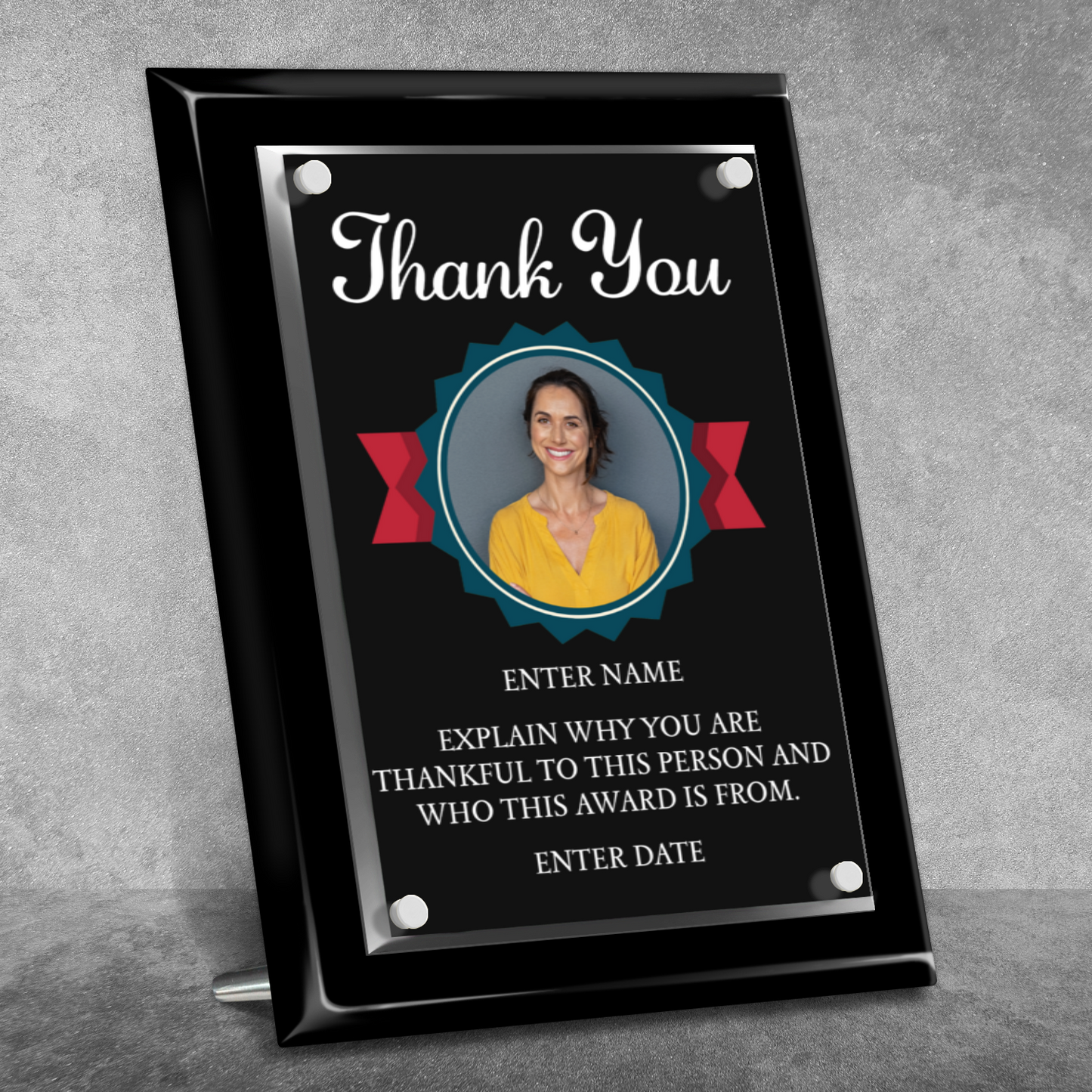 9" x 12" Thank You Award 3