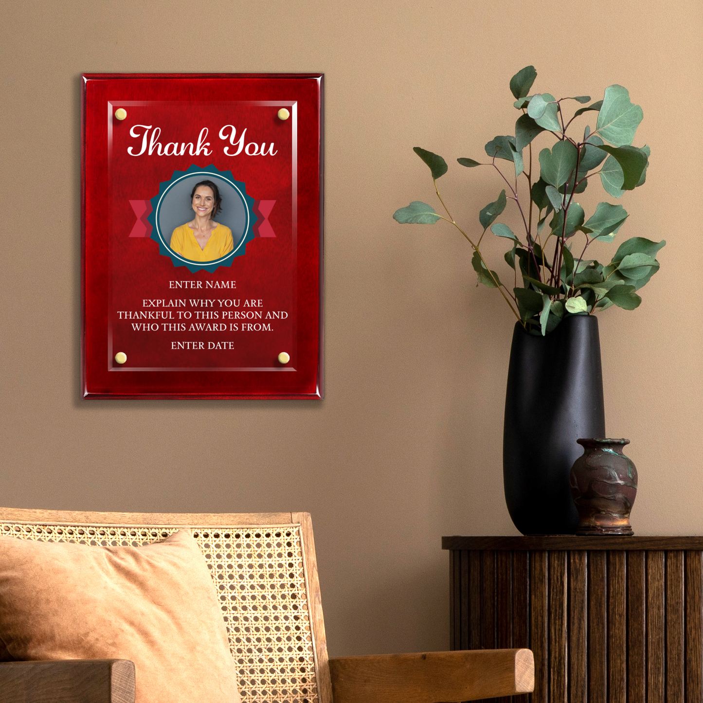 9" x 12" Thank You Award 3