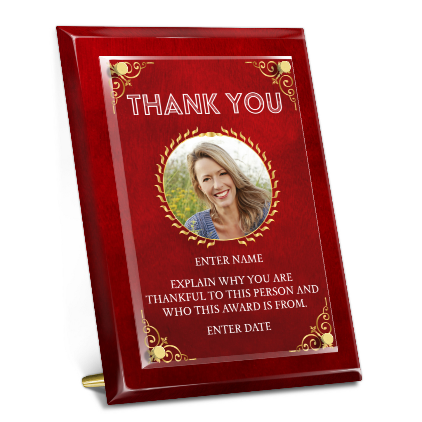 9" x 12" Thank You Award 4