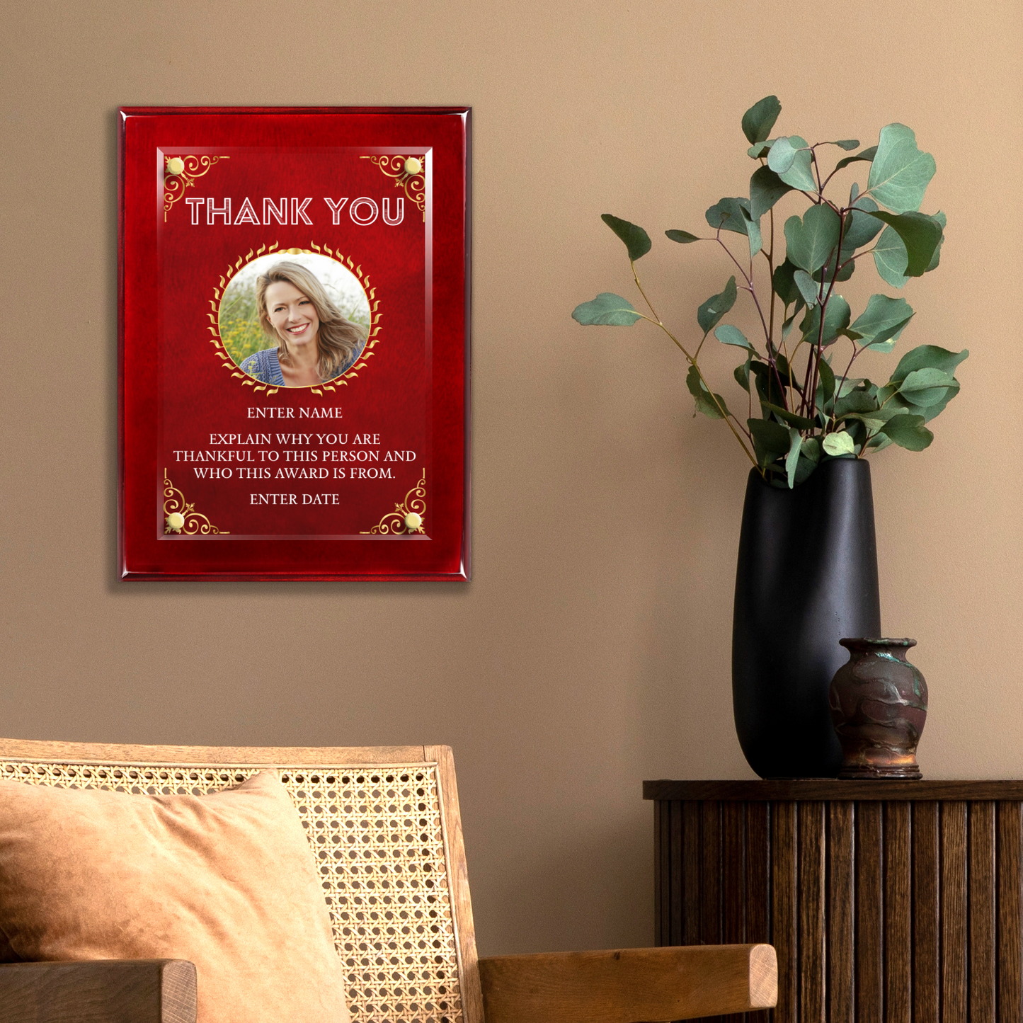 9" x 12" Thank You Award 4