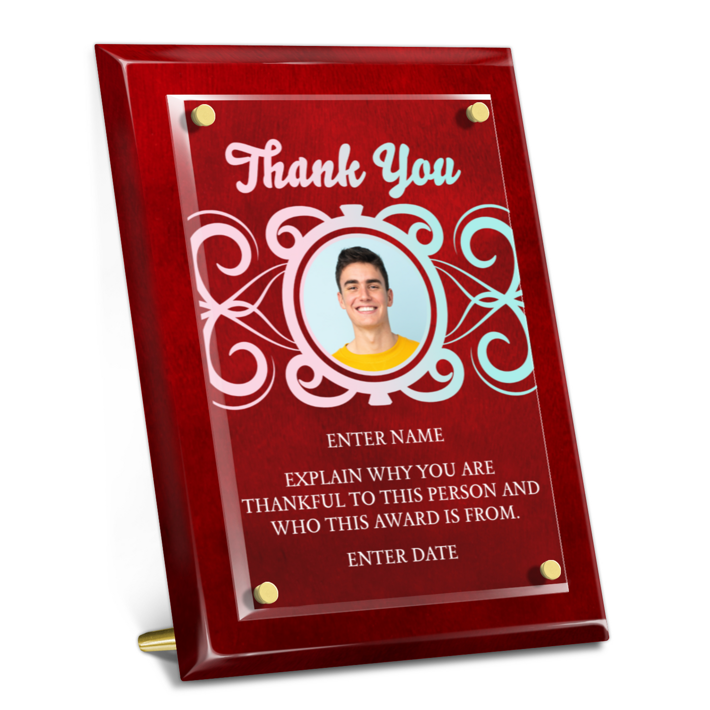 9" x 12" Thank You Award 5