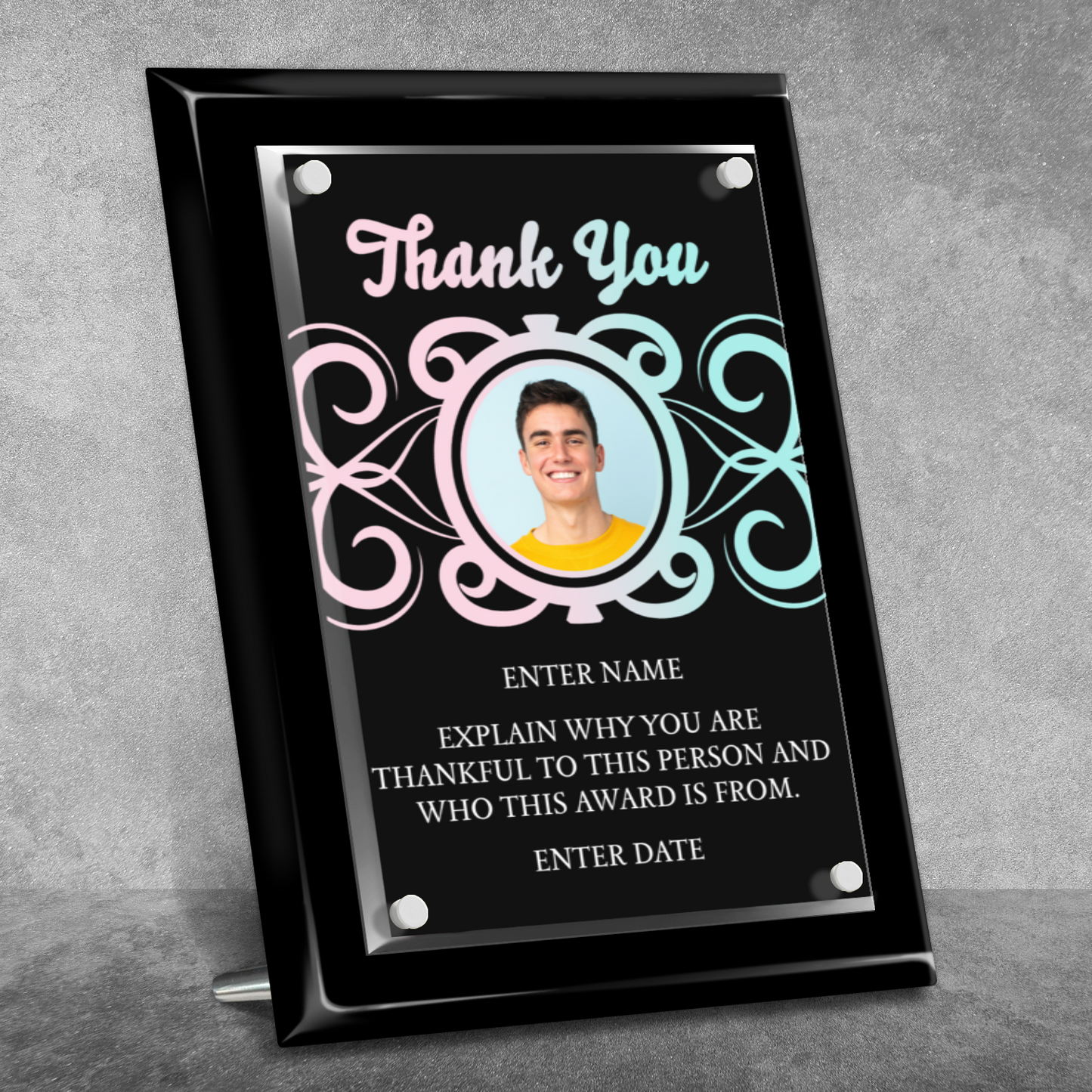 9" x 12" Thank You Award 5