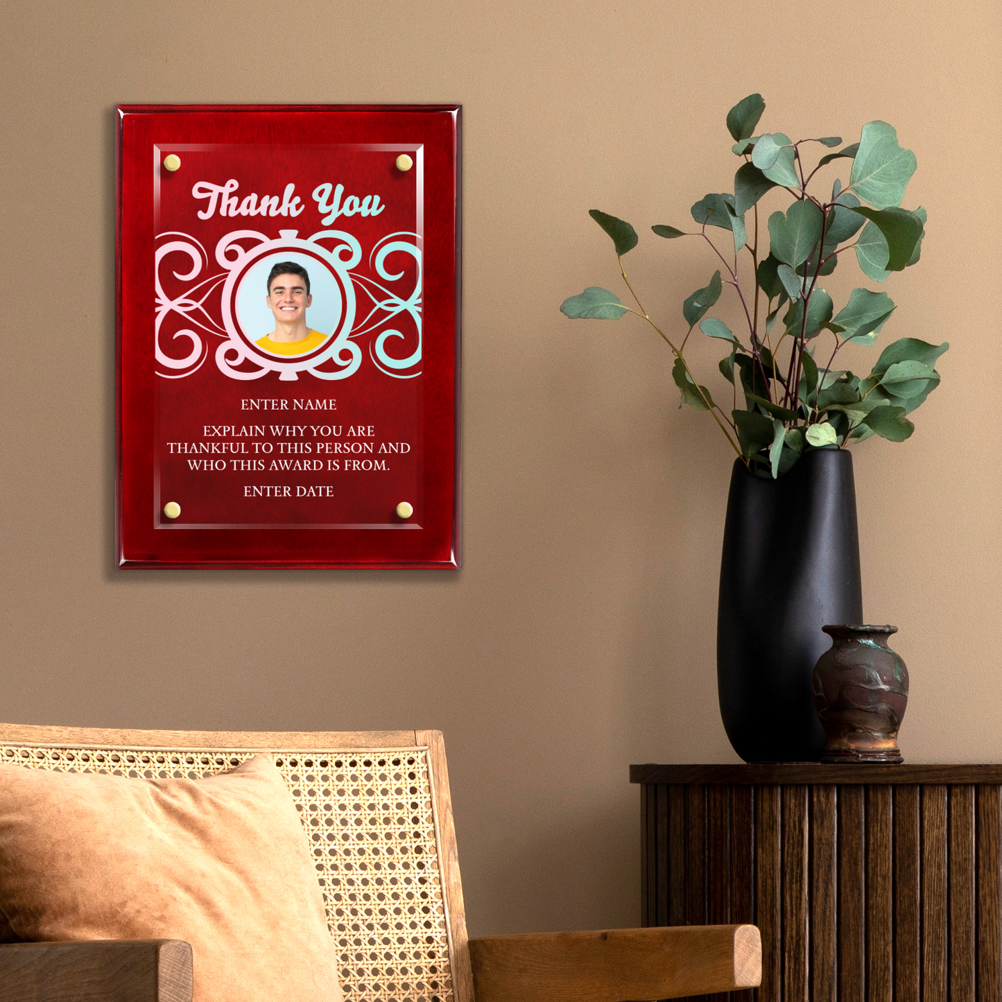 9" x 12" Thank You Award 5
